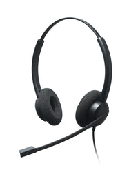 CRYSTAL 2732 2.5mm, Diadema con cancelación de ruido, 2.5mm (Binaural) Ideal para Poly CT14