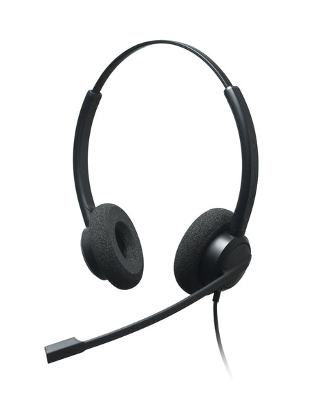 CRYSTAL 2732 2.5mm, Diadema con cancelación de ruido, 2.5mm (Binaural) Ideal para Poly CT14