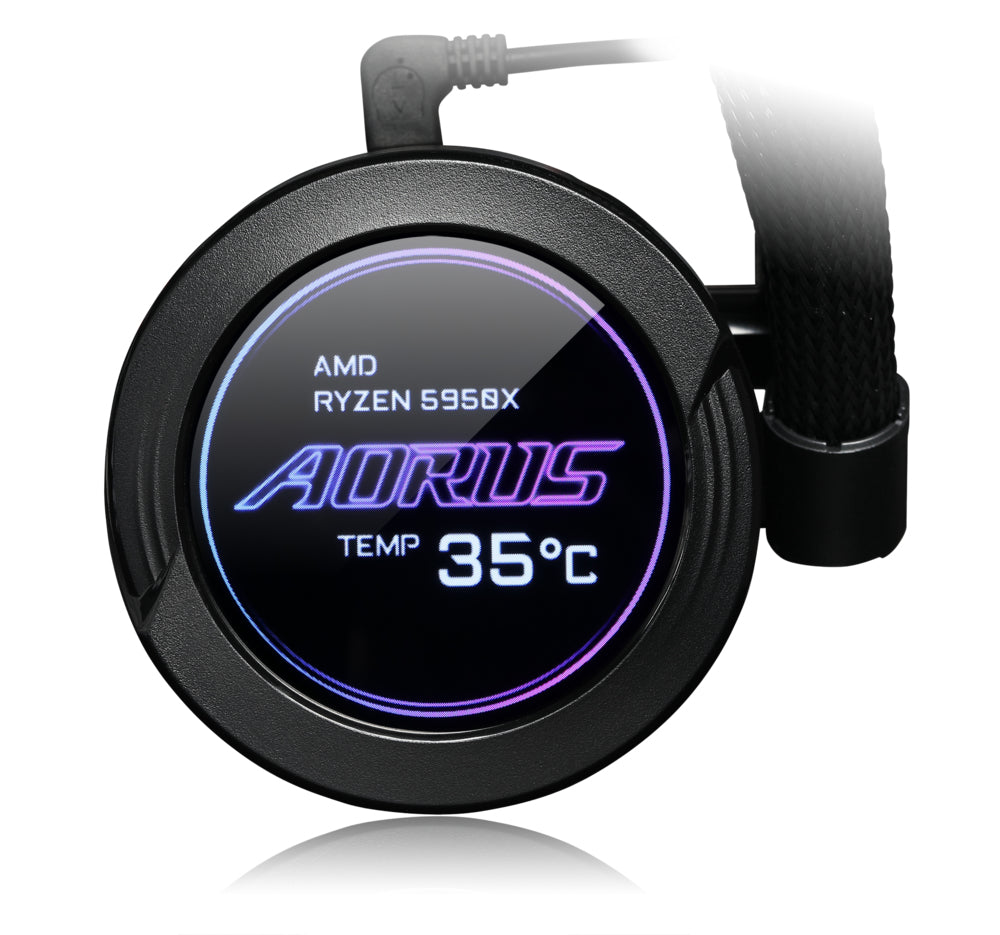 GIGABYTE AORUS WATERFORCE X 240 sistemas de refrigeración para ordenadores Procesador 12 mm 800 RPM 2500 RPM