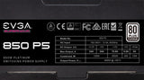 EVGA 850 P5 unidad de fuente de alimentación 850 W 24-pin ATX Negro