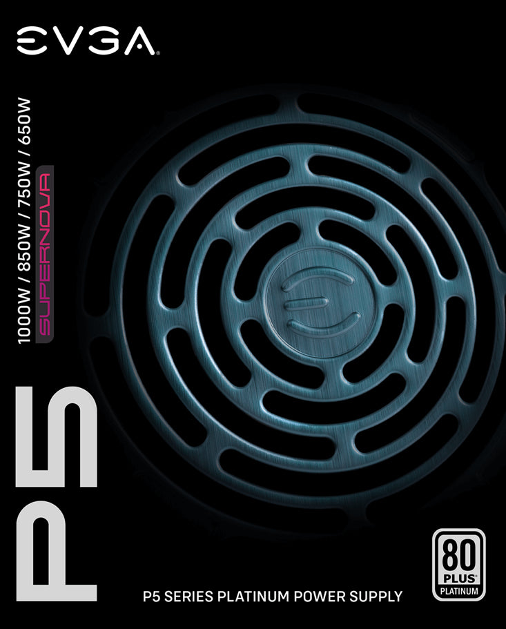 EVGA 850 P5 unidad de fuente de alimentación 850 W 24-pin ATX Negro