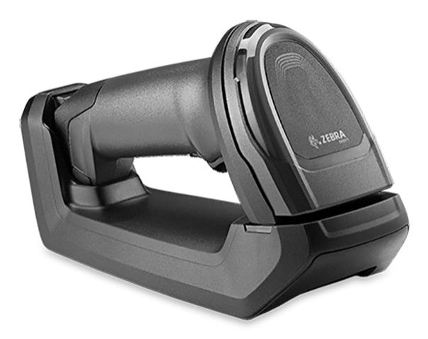 Zebra Lector de Códigos de Barras DS8178 Inalámbrico con Base, Lector de Códigos 1D 2D QR Code, Cable USB Apantallado, D