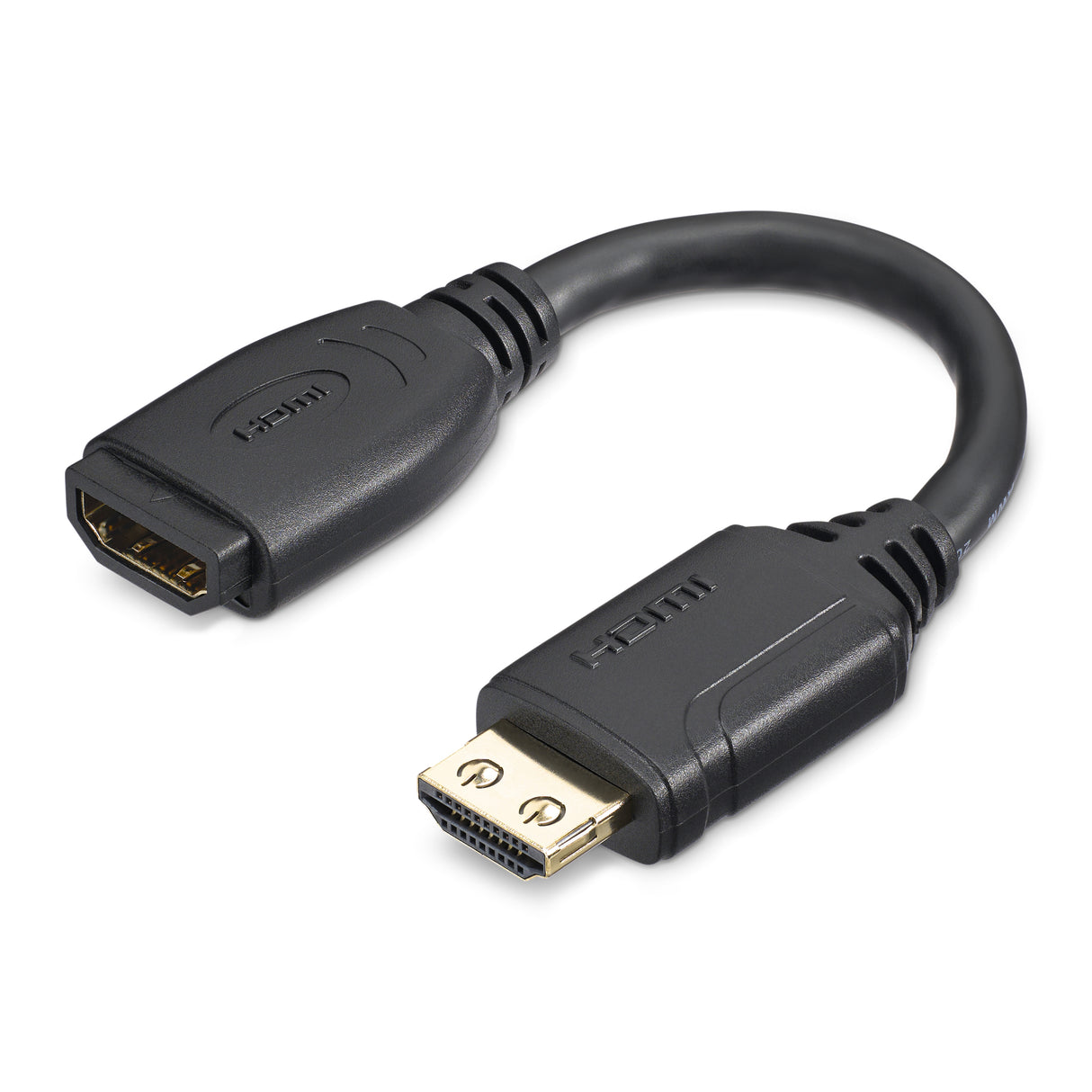 StarTech.com Cable de 15cm de Extensión Alargador HDMI 2.0 de Alta Velocidad con Ethernet - Extensor de Puertos - Cable