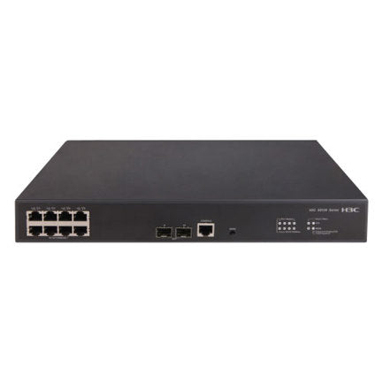 H3C S5130S-10P-HPWR-EI Gestionado L2 Gigabit Ethernet (10/100/1000) Energía sobre Ethernet (PoE) Negro, Bidireccional completo (Full duplex)