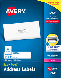 Etiqueta tecnología laser AVERY color bl