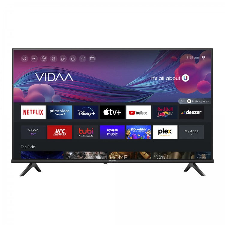 Hisense 32A4KV Televisor 80 cm (31.5") 1366 x 768 Pixeles HD LED Smart TV Wifi Negro