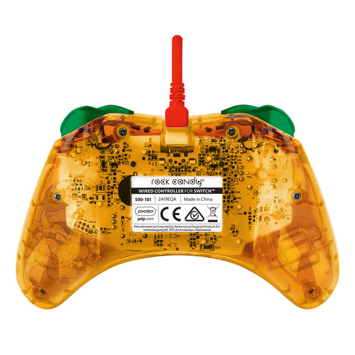 PDP Rock Candy: Lemon Bomb Bowser Mandos y volantes Gamepad Nintendo Switch, Nintendo Switch Lite, Nintendo Switch OLED 