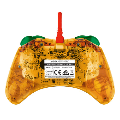 PDP Rock Candy: Lemon Bomb Bowser Mandos y volantes Gamepad Nintendo Switch, Nintendo Switch Lite, Nintendo Switch OLED 