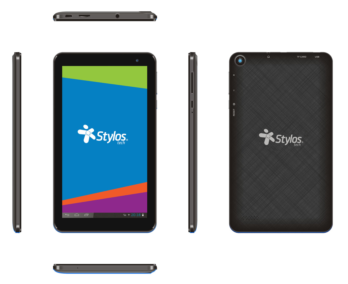 Tablet Stylos Taris 7" Quadcore 32 GB Ram 2 GB Android 11 Color Azul
