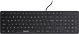 Quaroni KAQ01 teclado Ratón incluido Universal USB QWERTY Español Negro, Alámbrico, Interruptor de membrana