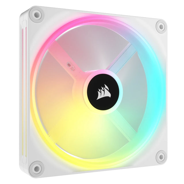 Corsair iCUE LINK QX140 RGB Gabinete de la computadora Ventilador 14 cm Blanco 1 pieza(s), 480 RPM, 2000 RPM