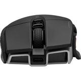 Corsair M65 RGB ULTRA ratón Juego Diestro RF Wireless + Bluetooth + USB Type-A Óptico 26000 DPI, Negro