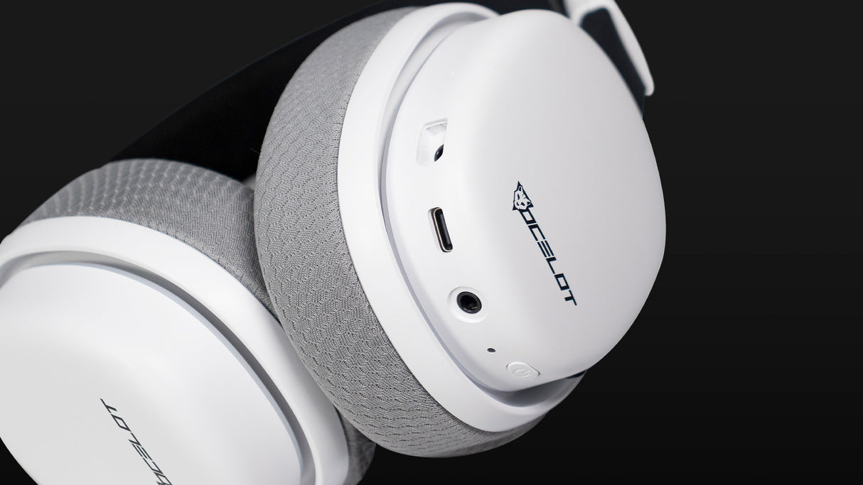 Ocelot Gaming PHANTOM H1 Auriculares Inalámbrico y alámbrico Diadema Juego USB Tipo C Bluetooth Blanco, 20 - 20000 Hz, 2