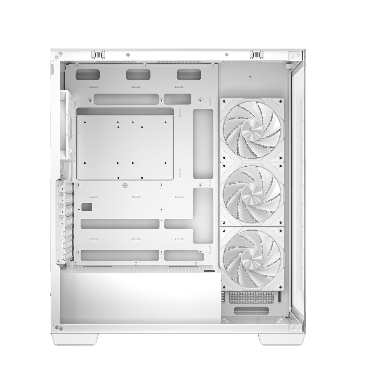 DeepCool CG580 4F WH carcasas ordenador Midi Tower PC Blanco ATX, ITX, micro ATX