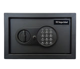XE Seguridad CFD-20 caja fuerte Caja fuerte portátil Negro, Cerradura con combinación, Llave, Piso/pared