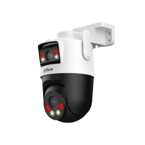 DAHUA IPC-WPT1339DD-SW-3E2-PV -Cámara IP PT Wifi Dual de 6 MP/ Dos lentes de 3 MP cada uno (fijo y PT), Iluminador Dual 