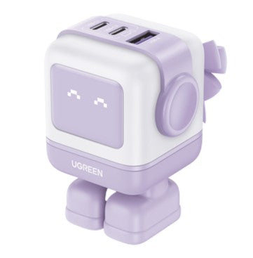 Ugreen 35314 cargador de dispositivo móvil Universal Violeta, Blanco Corriente alterna Carga rápida Interior