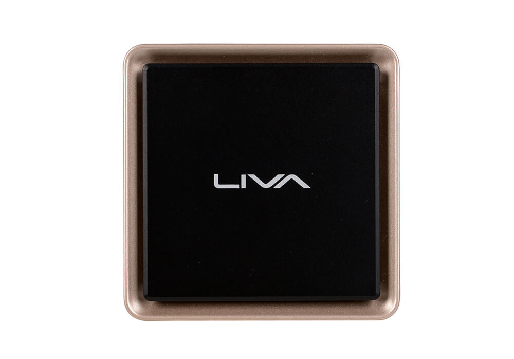 ECS LIVA Q3 Plus AMD Ryzen Embedded V1000 V1605B 8 GB DDR4-SDRAM 128 GB eMMC Mini PC Negro, 2 GHz