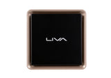ECS LIVA Q3 Plus AMD Ryzen Embedded V1000 V1605B 8 GB DDR4-SDRAM 128 GB eMMC Mini PC Negro, 2 GHz