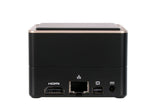 ECS LIVA Q3 Plus AMD Ryzen Embedded V1000 V1605B 8 GB DDR4-SDRAM 128 GB eMMC Mini PC Negro, 2 GHz