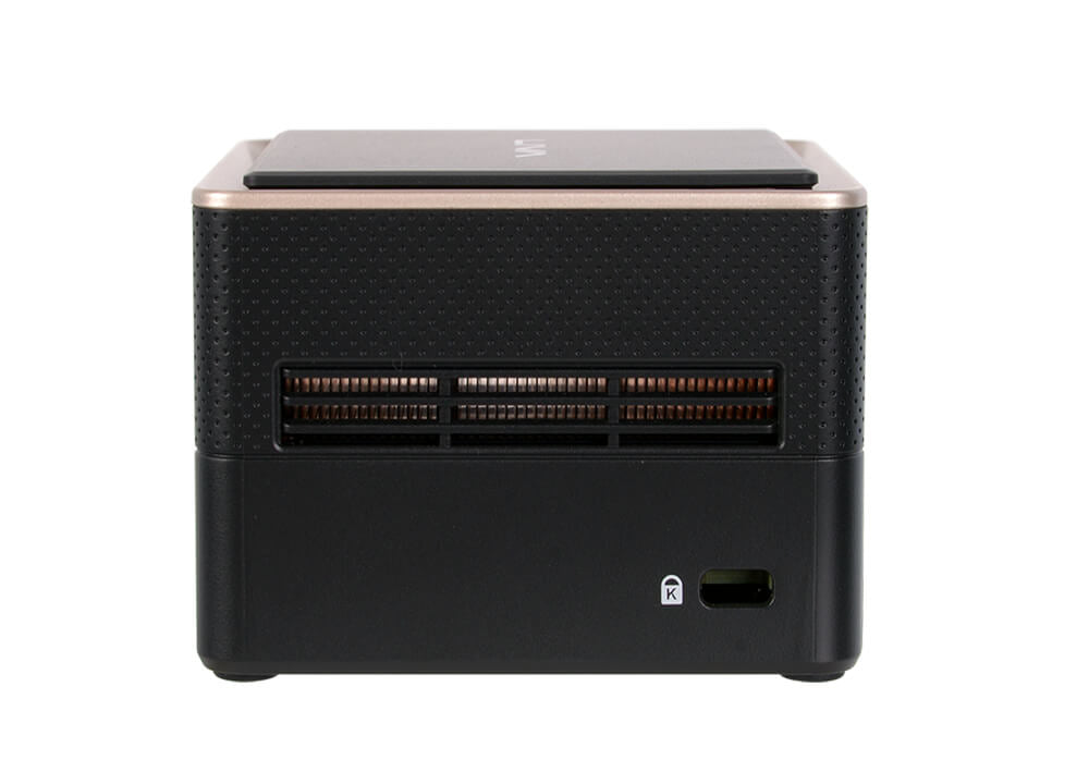 ECS LIVA Q3 Plus AMD Ryzen Embedded V1000 V1605B 8 GB DDR4-SDRAM 128 GB eMMC Mini PC Negro, 2 GHz