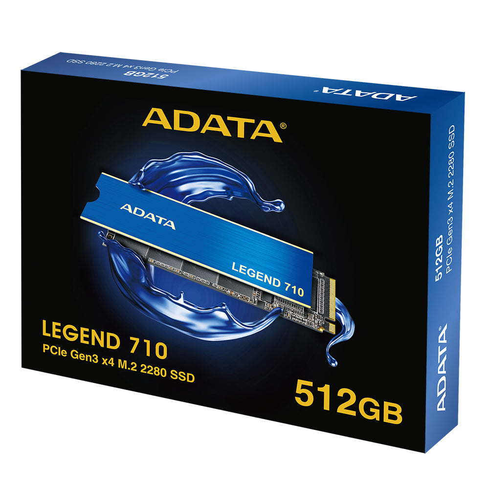 ADATA LEGEND 710 unidades internas de estado sólido 1.4 256-bit AES 512 GB M.2