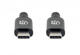 Manhattan Cable USB-C a USB-C activo, 5 m, macho a macho, 10 Gbps (USB 3.2 Gen 2 / USB 3.1), 3 A (ca