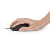 Manhattan Ratón USB Comfort II con cable, negro, 1000 dpi, USB-A, óptico, ambidiestro, compacto y portátil, tres botones con rueda de desplazamiento, garantía 3 años Ratón Oficina USB tipo A Óptico 1000 DPI