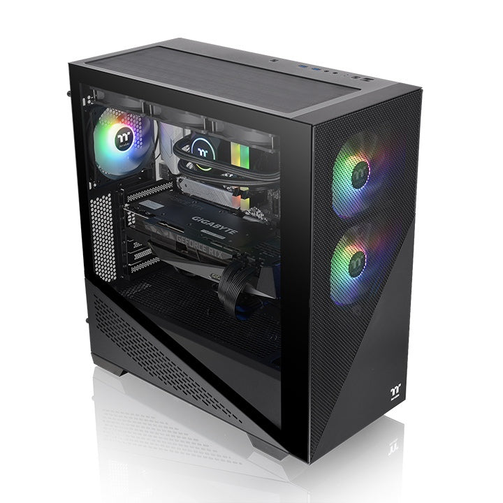 Thermaltake Divider 370 TG Midi Tower Negro, ATX, EATX, Micro ATX, CA-1S4-00M1WN-00