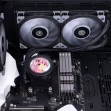 Thermaltake CL-W322-PL12GM-B sistema de refrigeración de computadora Procesador Refrigerador de líquidos todo en uno 12 