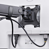StarTech.com Soporte de Escritorio para 3 Monitores VESA 75x75/100x100 de 27 Pulgadas - Grommet o Abrazadera en C - Ajus