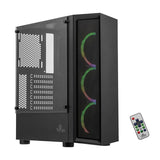 Yeyian YCH-ATAB-01BK gabinete de computadora Midi Tower Negro, ATX, Micro ATX, Juego