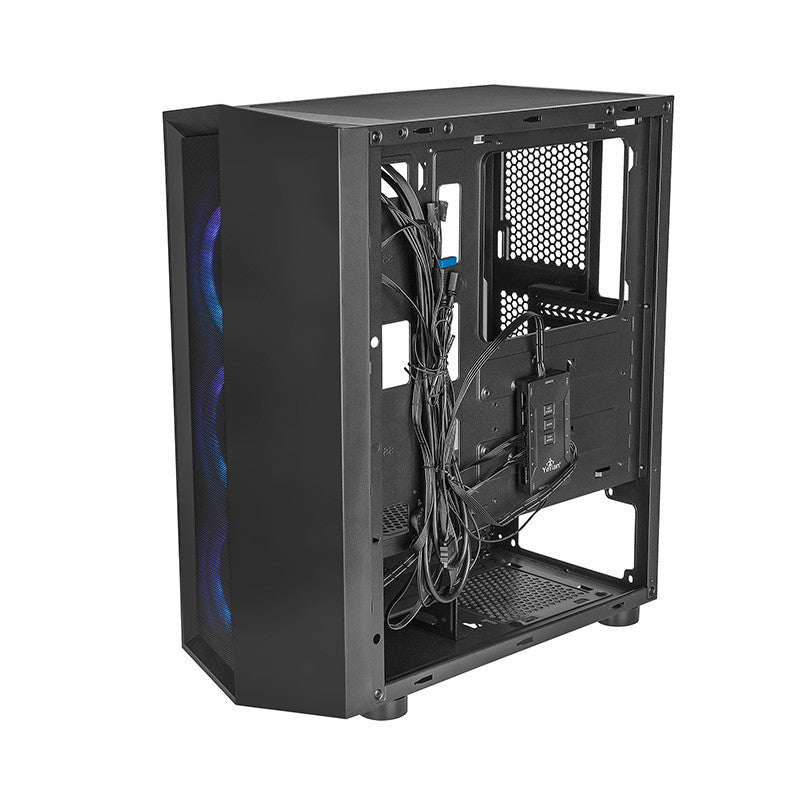 Yeyian YCH-ATAB-01BK gabinete de computadora Midi Tower Negro, ATX, Micro ATX, Juego