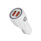Getttech GCC-2U22-01 cargador de dispositivo móvil Universal Blanco USB Auto