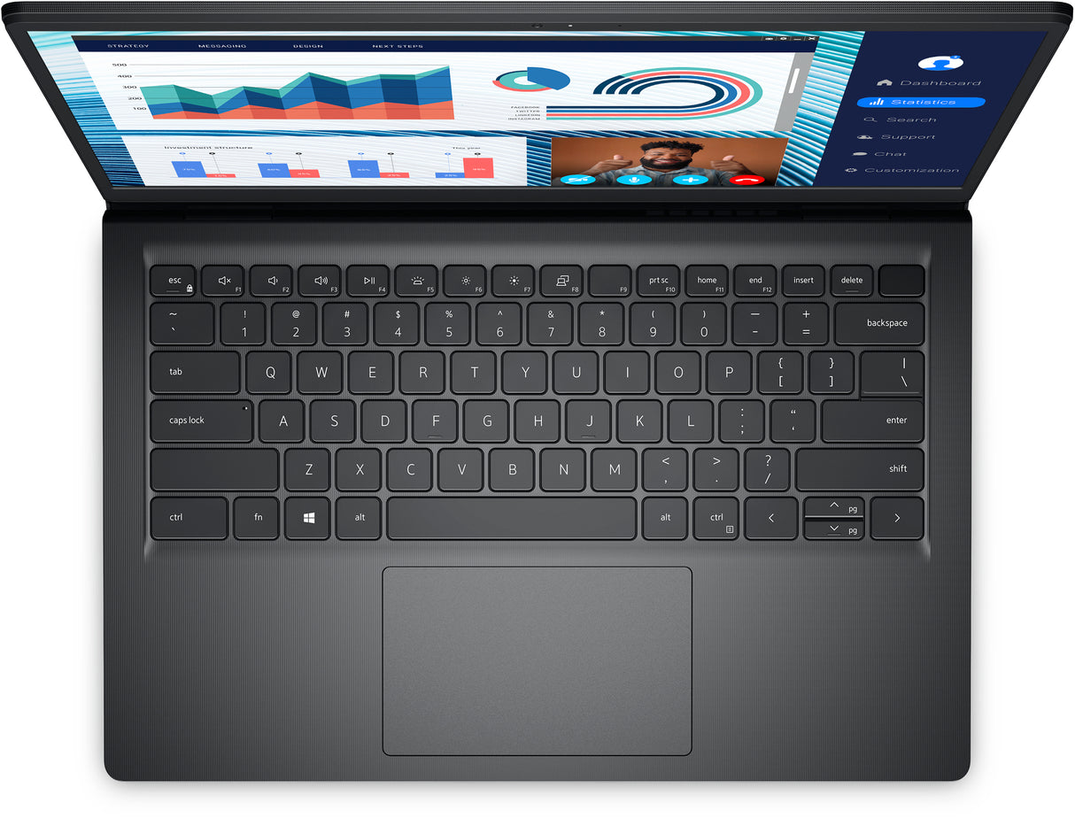 DELL Vostro 3420 Laptop Portátil Negro Concha Plástico