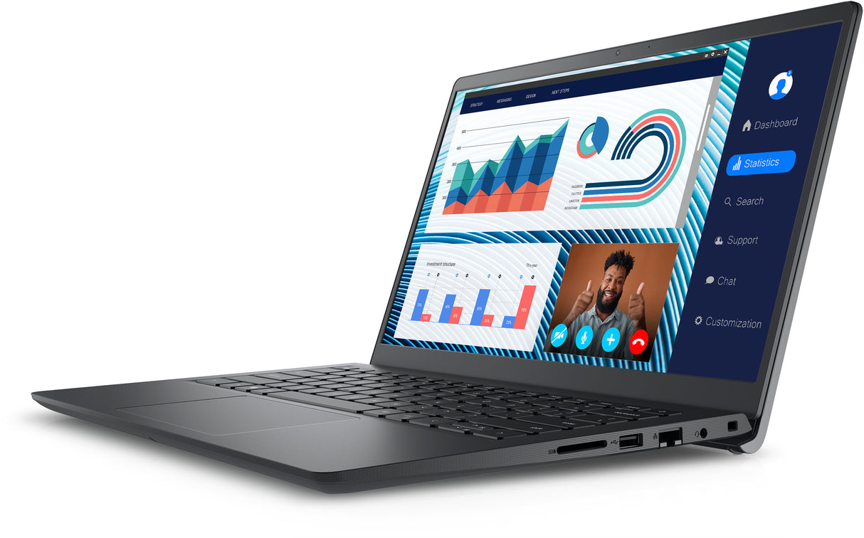 DELL Vostro 3420 Laptop Portátil Negro Concha Plástico