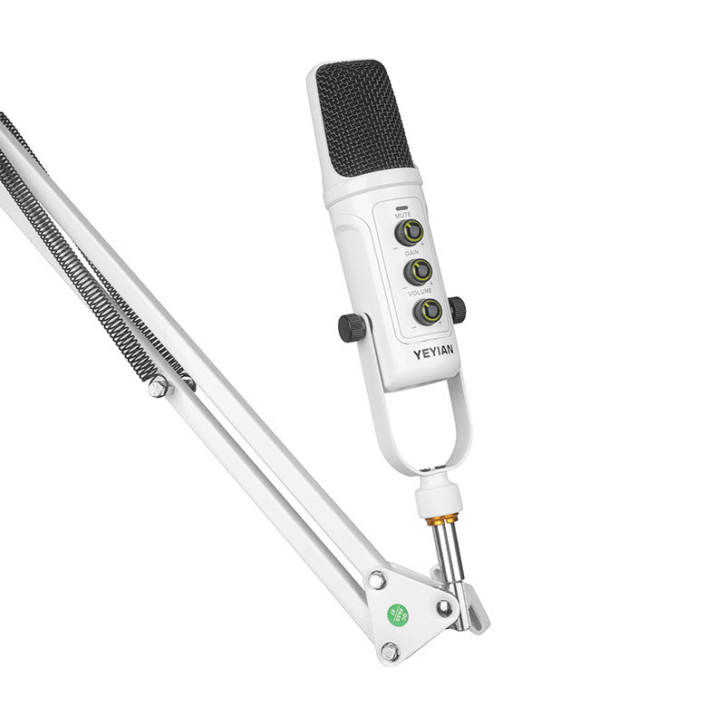 KIT MICROFONO CONDENSADOR USB YEYIAN YSA-UCHQ-02 AGILE NL BLANCO