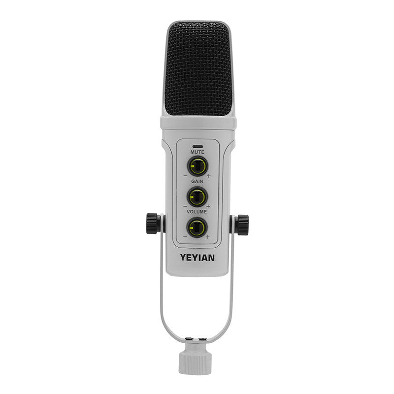 Yeyian YSA-UCHQ-02 micrófono Blanco Micrófono de solapa, 80 - 20000 Hz, 68 Ohmio, 24 Bit