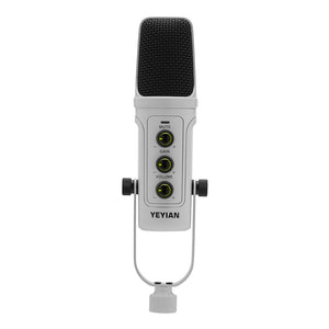 KIT MICROFONO CONDENSADOR USB YEYIAN YSA-UCHQ-02 AGILE NL BLANCO