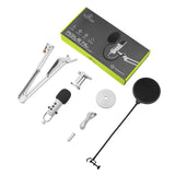 KIT MICROFONO CONDENSADOR USB YEYIAN YSA-UCHQ-02 AGILE NL BLANCO