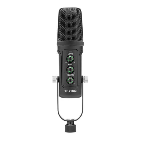Yeyian YSA-UCHQ-01 micrófono Negro Micrófono de solapa, 80 - 20000 Hz, 68 Ohmio, 24 Bit