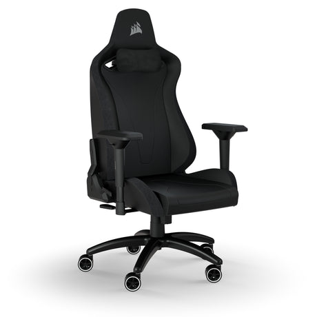 Corsair TC200 asiento acolchado respaldo acolchado, Negro, Negro, Polipiel
