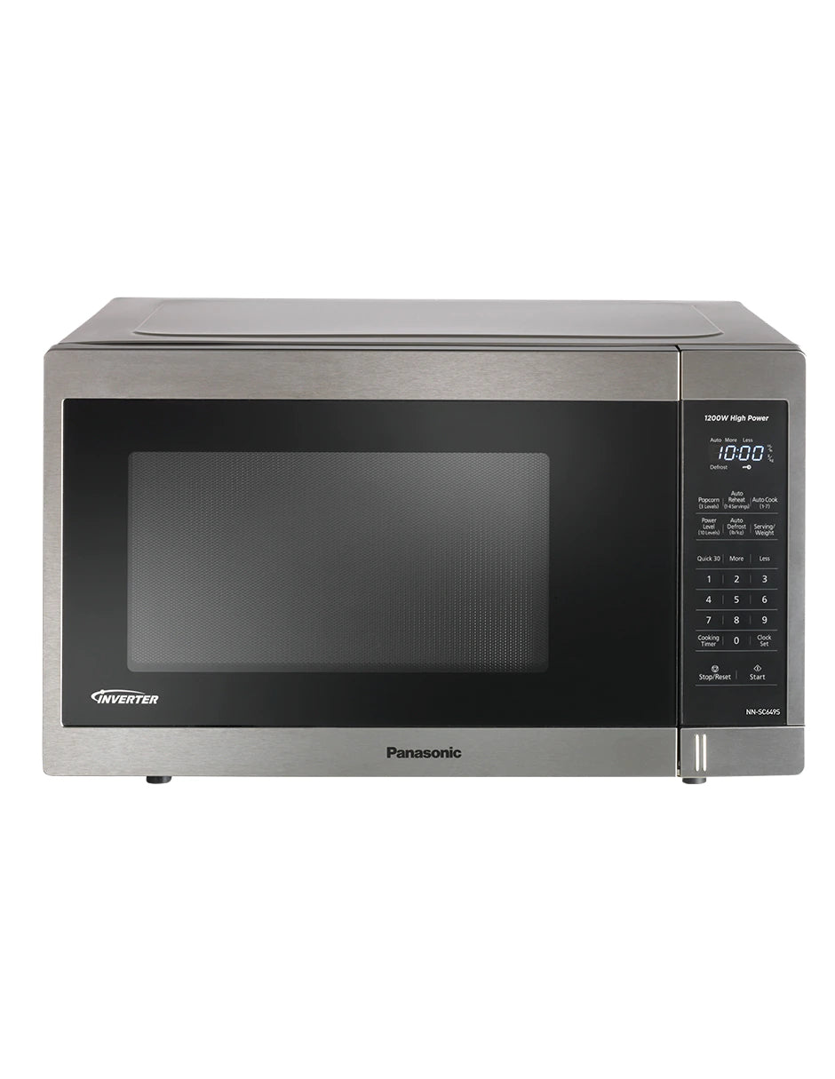 Panasonic NN-SC649SRBH microondas Acero inoxidable Solo microondas Mostrador 37 L 1100 W, Pantalla incorporada, Tocar