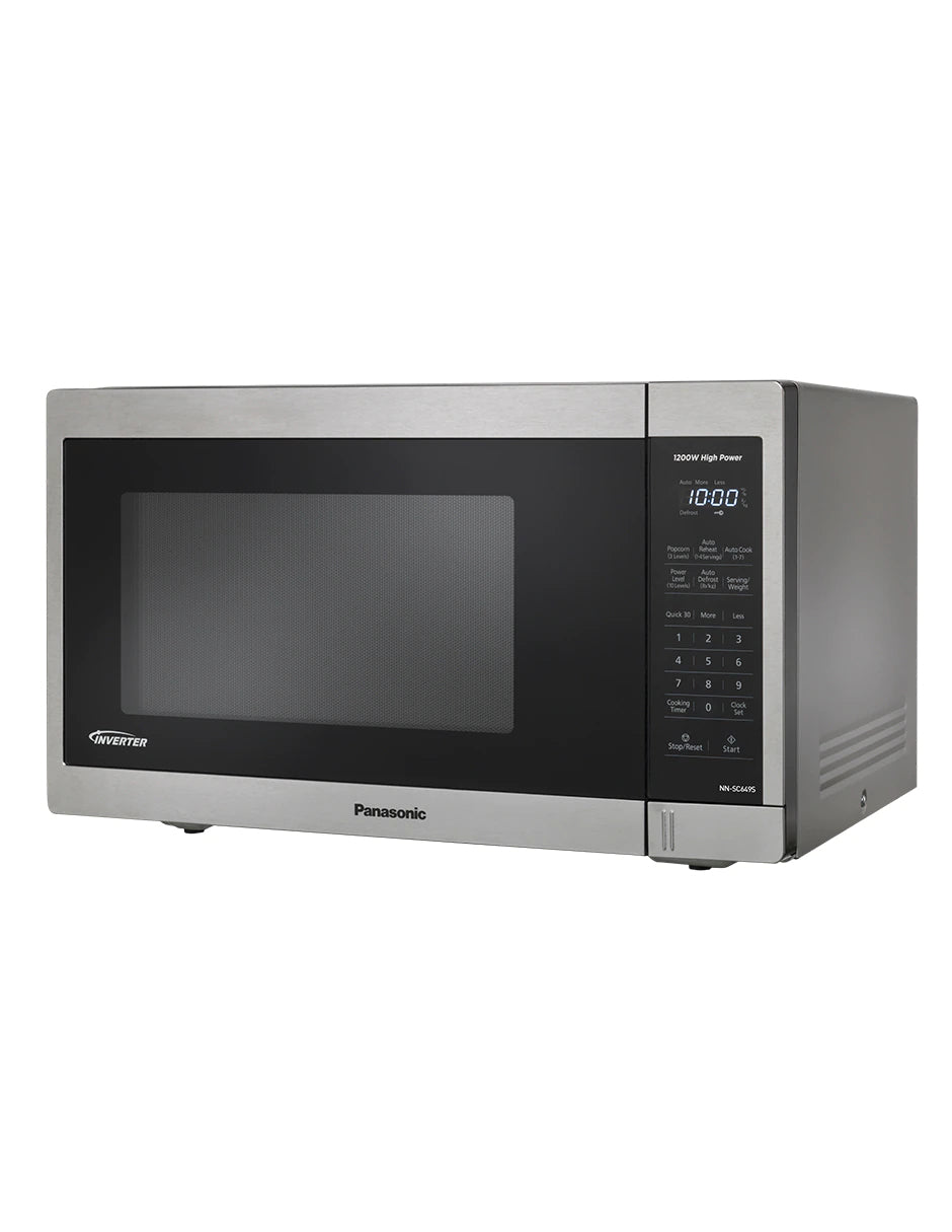 Panasonic NN-SC649SRBH microondas Acero inoxidable Solo microondas Mostrador 37 L 1100 W, Pantalla incorporada, Tocar