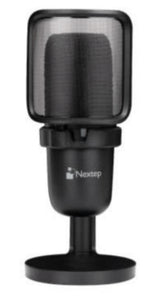 Nextep NE-432 micrófono Negro Micrófono de superficie para mesa