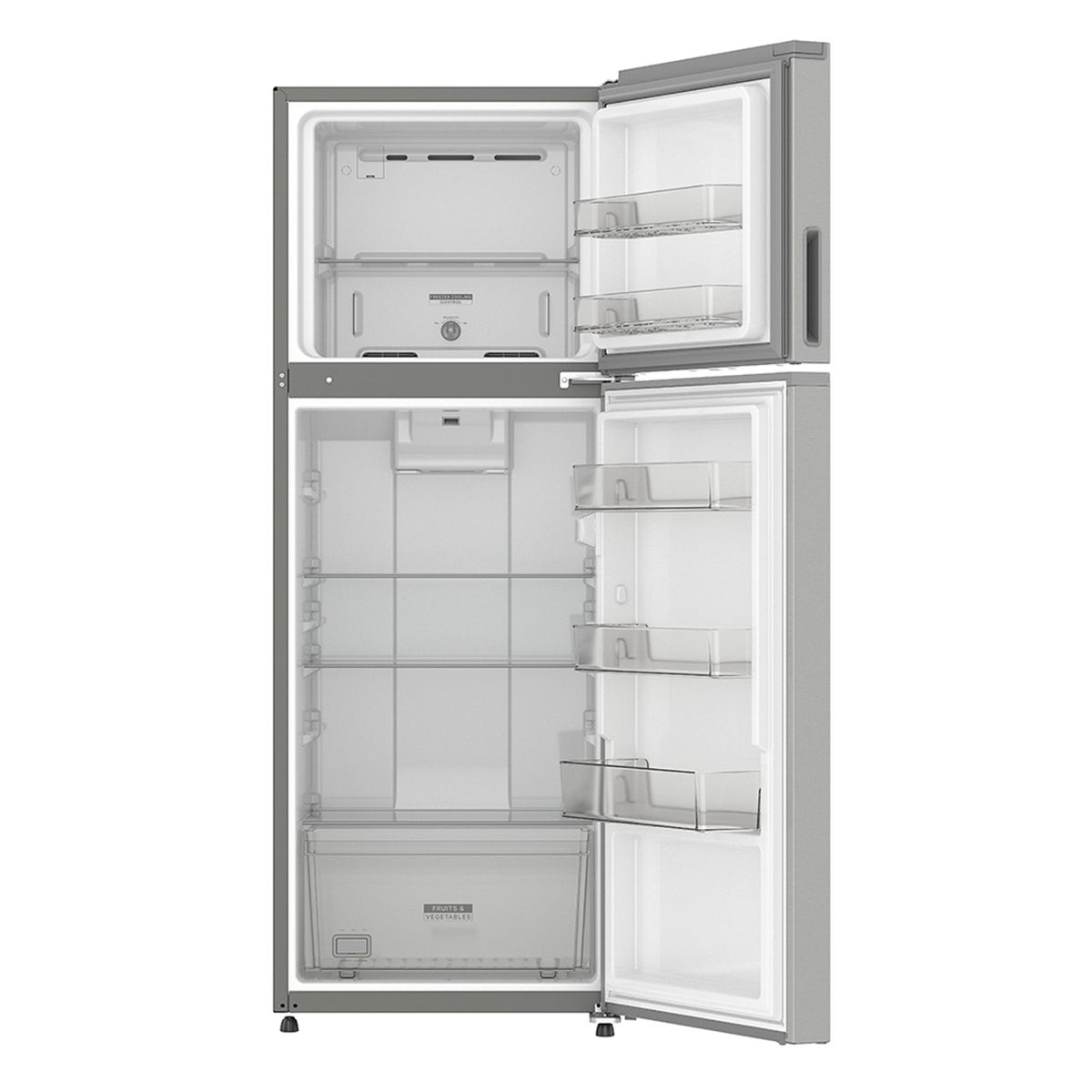Whirlpool WT1130M nevera y congelador Independiente 319,79 L Acero inoxidable
