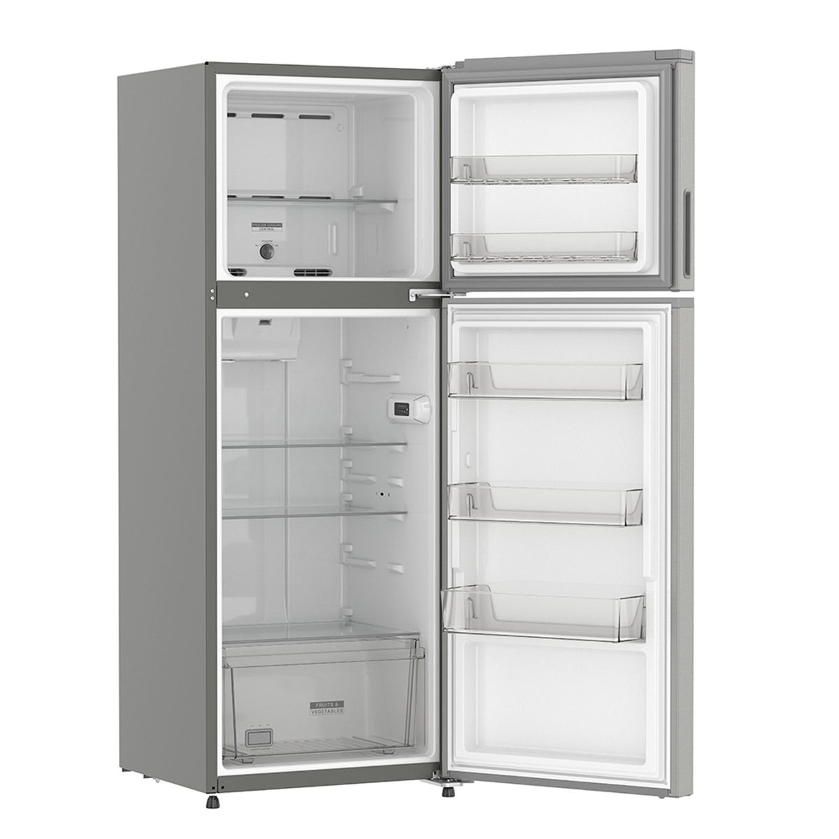 Whirlpool WT1130M nevera y congelador Independiente 319,79 L Acero inoxidable