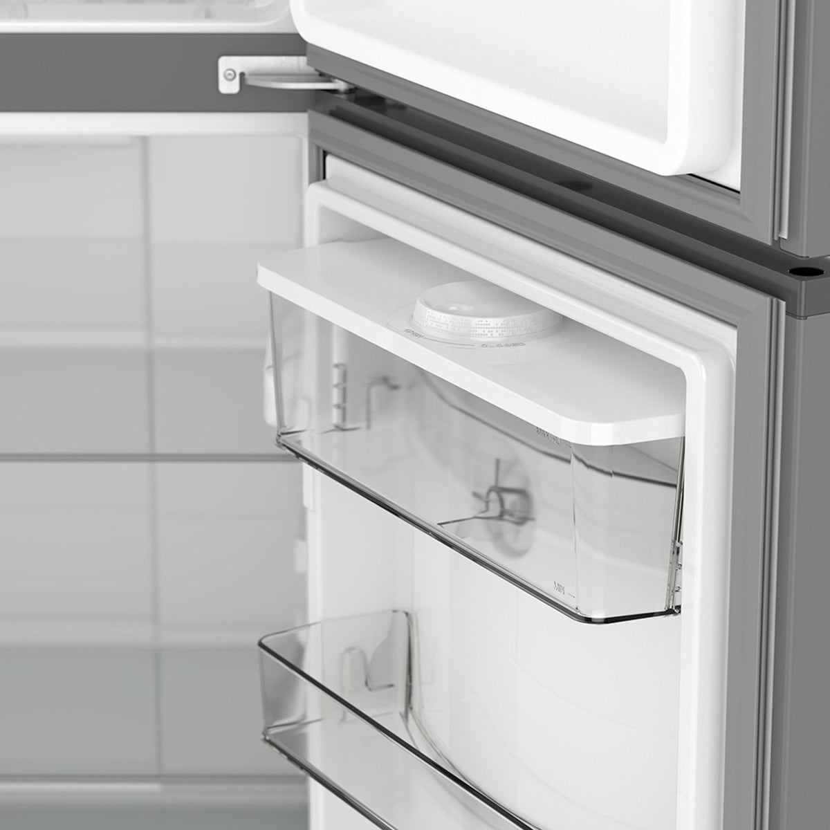 Whirlpool WT1133M nevera y congelador Independiente Acero inoxidable