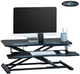 Ovaltech OVDESK-800MM escritorio para ordenador Negro