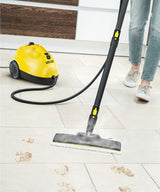 Kärcher SC 2 EasyFix Limpiador a vapor de cilindro 1 L 1500 W Negro, Amarillo, Botones